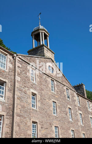 UK, Scotland, Lanarkshire, New Lanark, New Buildings Stock Photo