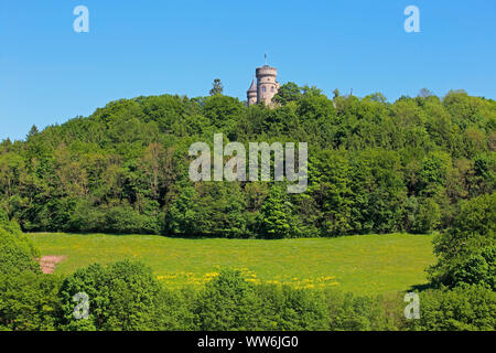 Germany, Thuringia, Meiningen, Landsberg Castle Stock Photo