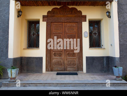 St mary catholic missionaries house, Harari region, Harar, Ethiopia Stock Photo