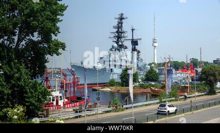 German Marine Museum on the south beach of Wilhelmshaven, Lower Saxony, Germany Stock Photo