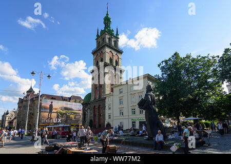 Lviv (Lwiw, Lemberg): Dormition or Assumption Church (Ukrainian Orthodox church) in , Lviv Oblast, Ukraine Stock Photo