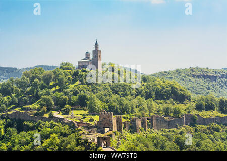 Tsarevets Fortress in Veliko Tarnovo in Bulgaria Stock Photo