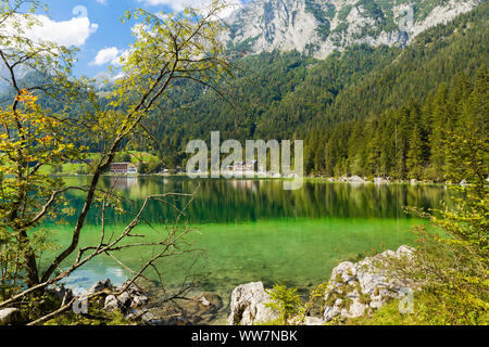 Berchtesgaden, Alps, Hintersee, Schottmalhorn Stock Photo