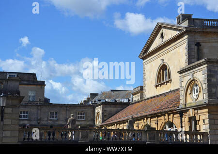 Roman Baths building in Bath, Somerset, United Kingdom Stock Photo