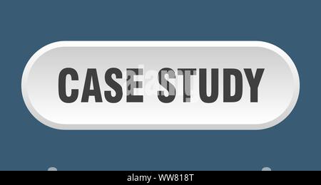 case study button. case study rounded white sign. case study Stock Vector