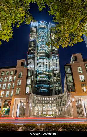 Frankfurt on the Main, Hesse, Germany, Tower 185 Stock Photo