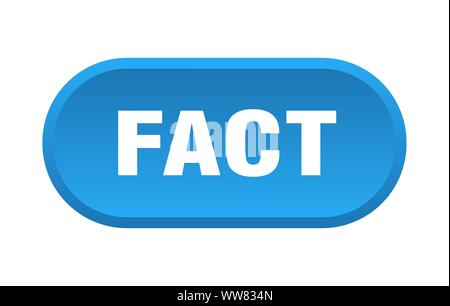 fact button. fact rounded blue sign. fact Stock Vector