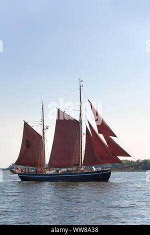 Traditional ship on the water Stock Photo