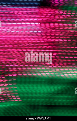 Abstract background of blurred pink and mint lines. Vertical. Stock Photo