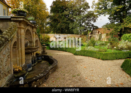 Oberschwappach Castle in Oberschwappach in the Steigerwald Nature Park, municipality Knetzgau, district HaÃŸberge, Lower Franconia, Franconia, Germany Stock Photo