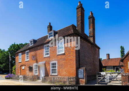 UK England Hampshire Chawton village tea shop Cassandra's Pot opposite ...