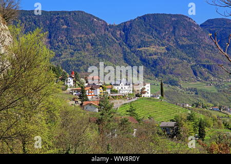 Hafling Italy Aerial View Of The Mountain Church Of St Catherine Hafling Italy Aerial View Of The Mountain Church Of St Catherine