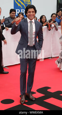 TORONTO, ONTARIO - SEPTEMBER 13: Farhan Akhtar attends 'The Sky Is Pink' premiere during the 2019 Toronto International Film Festival at Roy Thomson Hall on September 13, 2019 in Toronto, Canada. Photo: PICJER/imageSPACE/MediaPunch Credit: MediaPunch Inc/Alamy Live News Stock Photo