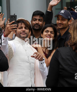 TORONTO, ONTARIO - SEPTEMBER 13: Karanvir Bohra attends 'The Sky Is Pink' premiere during the 2019 Toronto International Film Festival at Roy Thomson Hall on September 13, 2019 in Toronto, Canada. Photo: PICJER/imageSPACE/MediaPunch Credit: MediaPunch Inc/Alamy Live News Stock Photo