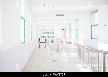 BATAM, INDONESIA - 12 DECEMBER 2018: Harbor center in johor bahru during morning, which leads to the ferry to batam. Stock Photo