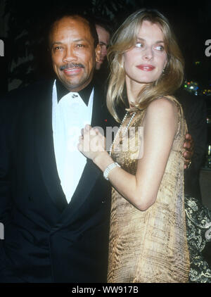 Quincy Jones, Nastassja Kinski, 1993, Photo By Michael Ferguson