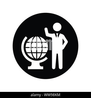 Well organized and fully editable Global Business Icon, International Business for any use like print media, web, commercial use or any kind of design Stock Vector