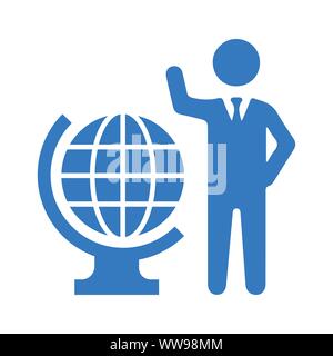 Well organized and fully editable Global Business Icon, International Business for any use like print media, web, commercial use or any kind of design Stock Vector