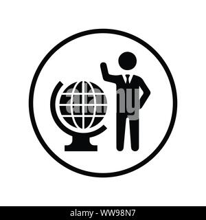 Well organized and fully editable Global Business Icon, International Business for any use like print media, web, commercial use or any kind of design Stock Vector