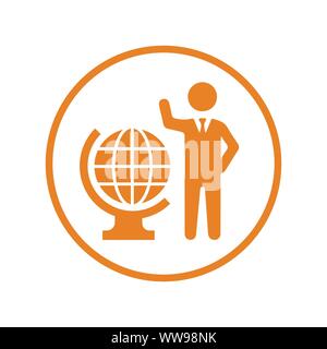 Well organized and fully editable Global Business Icon, International Business for any use like print media, web, commercial use or any kind of design Stock Vector