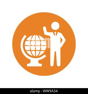 Well organized and fully editable Global Business Icon, International Business for any use like print media, web, commercial use or any kind of design Stock Vector