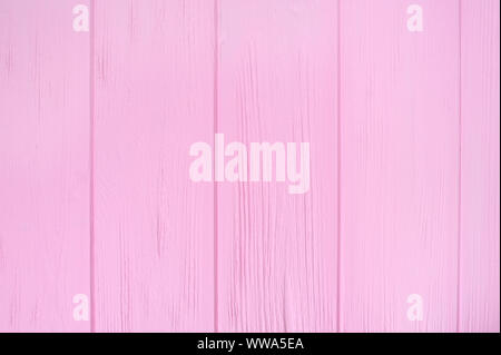 Pink wood floor texture background. plank pattern surface pastel painted wall. gray board grain tabletop above oak timber. tree desk, panel wooden Stock Photo