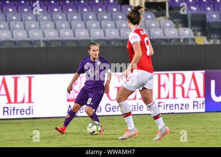 TATIANA BONETTI (FIORENTINA WOMEN´S)  during Fiorentina Women´s Vs Arsenal , Firenze, Italy, 12 Sep 2019, Soccer Soccer Champions League Women Stock Photo