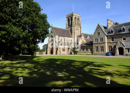 Belmont Abbey just outside Hereford, Herefordshire, UK is a Catholic Benedictine monastery Stock Photo