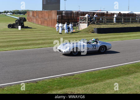 Goodwood Revival 13th September 2019 - Sussex Trophy - 1960 Cegga-Ferrari 250 TR driven by David Cooke Stock Photo