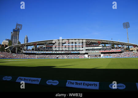London, UK. 14th Sep, 2019. A general view during day three of the 5th Specsavers Ashes Test Match, at The Kia Oval Cricket Ground, London, England. Credit: ESPA/Alamy Live News Stock Photo
