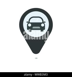 Oil barrel icon or sign, vector illustration. map pin icon– stock illustration Stock Vector