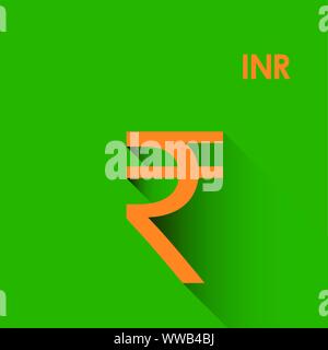 Indian Rupee icon vector symbol Stock Vector