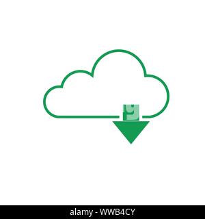 Cloud System Success Plan Stock Vector