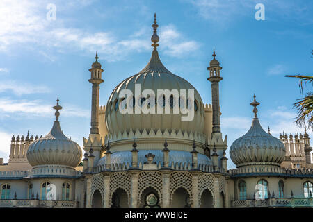 BRIGHTON, UNITED KINGDOM - JULY 24: This is the architecture of the Royal Pavilion aa popular travel destination on July 24, 2019 in Brighton Stock Photo