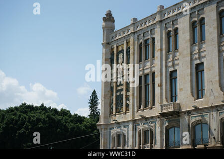 Palazzo Civico, the City's town hall, Cagliari, Sardinia, Italy Stock ...