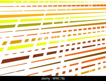 Grid, mesh with intermittent, dashed lines. Intersecting dynamic stripes. Irregular grating, lattice texture. Interlocking, criss-cross abstract geome Stock Vector