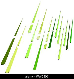 Grid, mesh with intermittent, dashed lines. Intersecting dynamic stripes. Irregular grating, lattice texture. Interlocking, criss-cross abstract geome Stock Vector