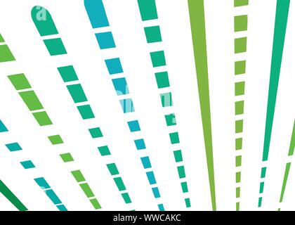 Grid, mesh with intermittent, dashed lines. Intersecting dynamic stripes. Irregular grating, lattice texture. Interlocking, criss-cross abstract geome Stock Vector