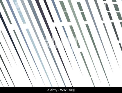 Grid, mesh with intermittent, dashed lines. Intersecting dynamic stripes. Irregular grating, lattice texture. Interlocking, criss-cross abstract geome Stock Vector