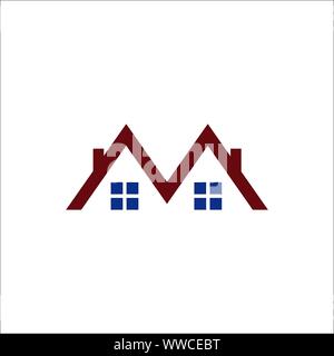 Apartment House Real Estate Home Realty logo design vector concept and idea Stock Vector