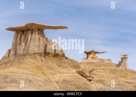 The Wings rock formation in Bisti Wilderness area, New Mexico, USA Stock Photo