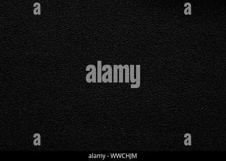 Perfective material texture in black colour. Superlative dark leatherette texture. Stock Photo