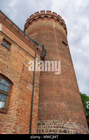 Berlin, Germany - August 16, 2019: Watchtower at Spandau Citadel (Juliusturm) Berlin Stock Photo