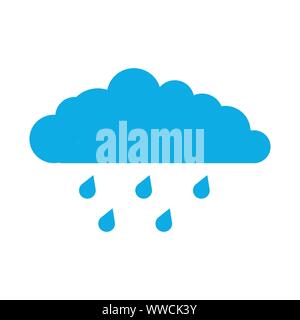 Rainy Sky Vector Teamwork Stock Vector