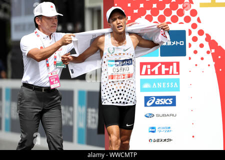 Tokyo, Japan. 15th Sep, 2019. Suguru Osako Marathon :Marathon