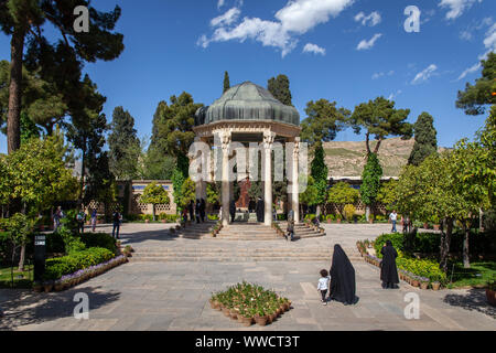 hafez mausoleum in Shiraz, Iran Stock Photo