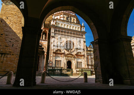 Basilica di Santa Maria Maggiore in Bergamo, Italy Stock Photo