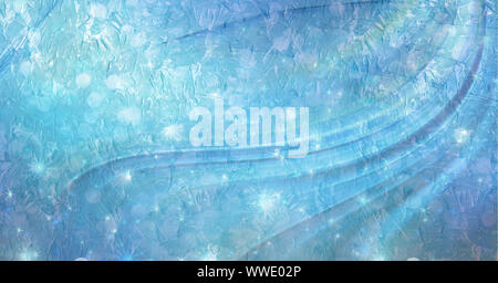 abstract blue flowing lines background Stock Photo