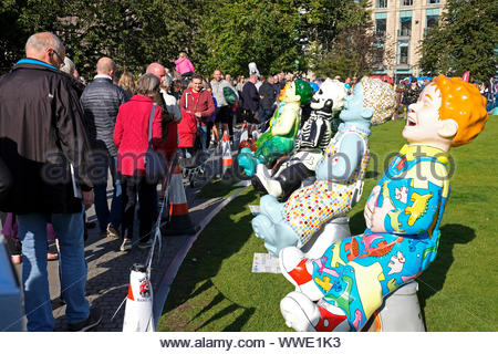 Oor Wullie Big Farewell weekend at St Andrew Square, Edinburgh Scotland  13th - 15th September 2019 Stock Photo