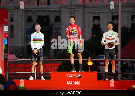 Madrid, Spain. 15th Sep, 2019. Final stage of the cycling tour to Spain, Madrid September 15, 2019 Credit: CORDON PRESS/Alamy Live News Stock Photo